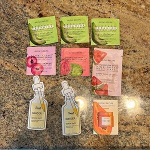 Glow Recipe & Sweet Chef Samples 9x